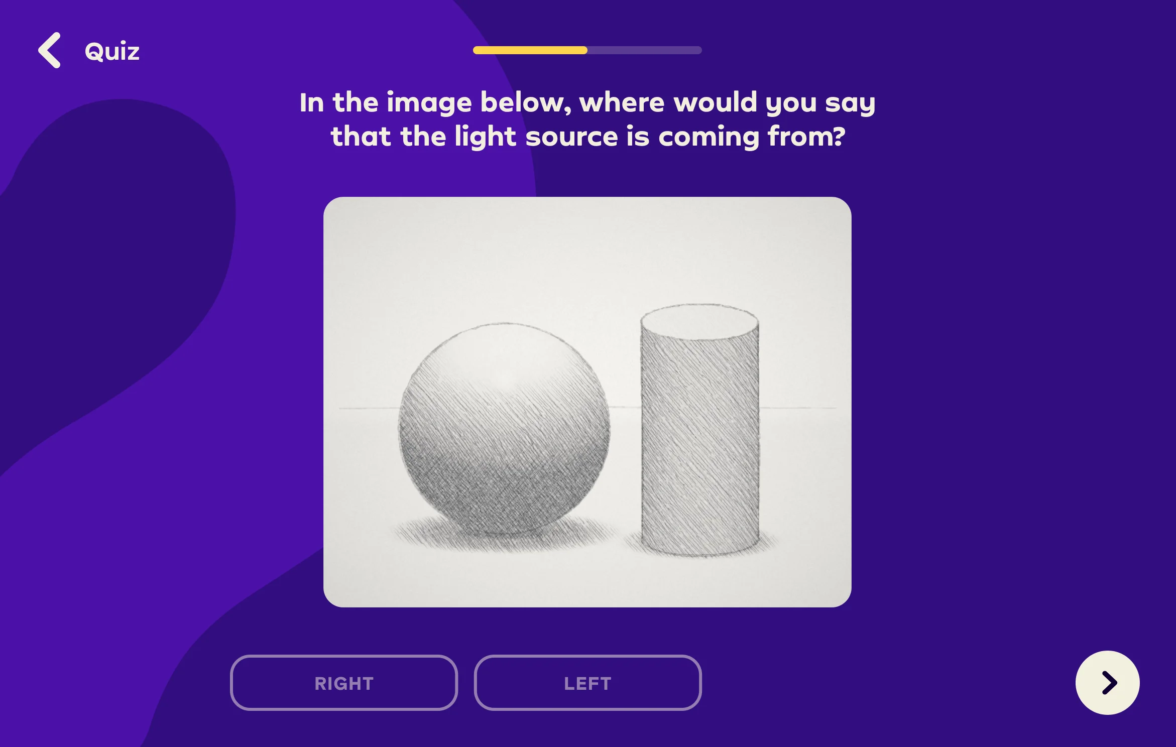 Top is correct: the answer turns green with confetti